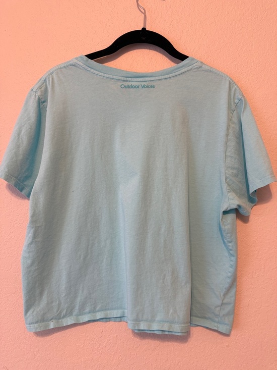 Outdoor Voices Blue Crewneck Short Sleeve Tee - Picture 5 of 5